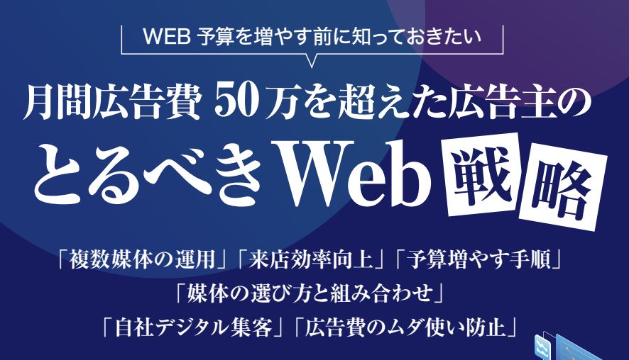 月間広告費が月額50万を超えた広告主のとるべきWeb戦略～Web広告を運用する際によくある三大勘違い～