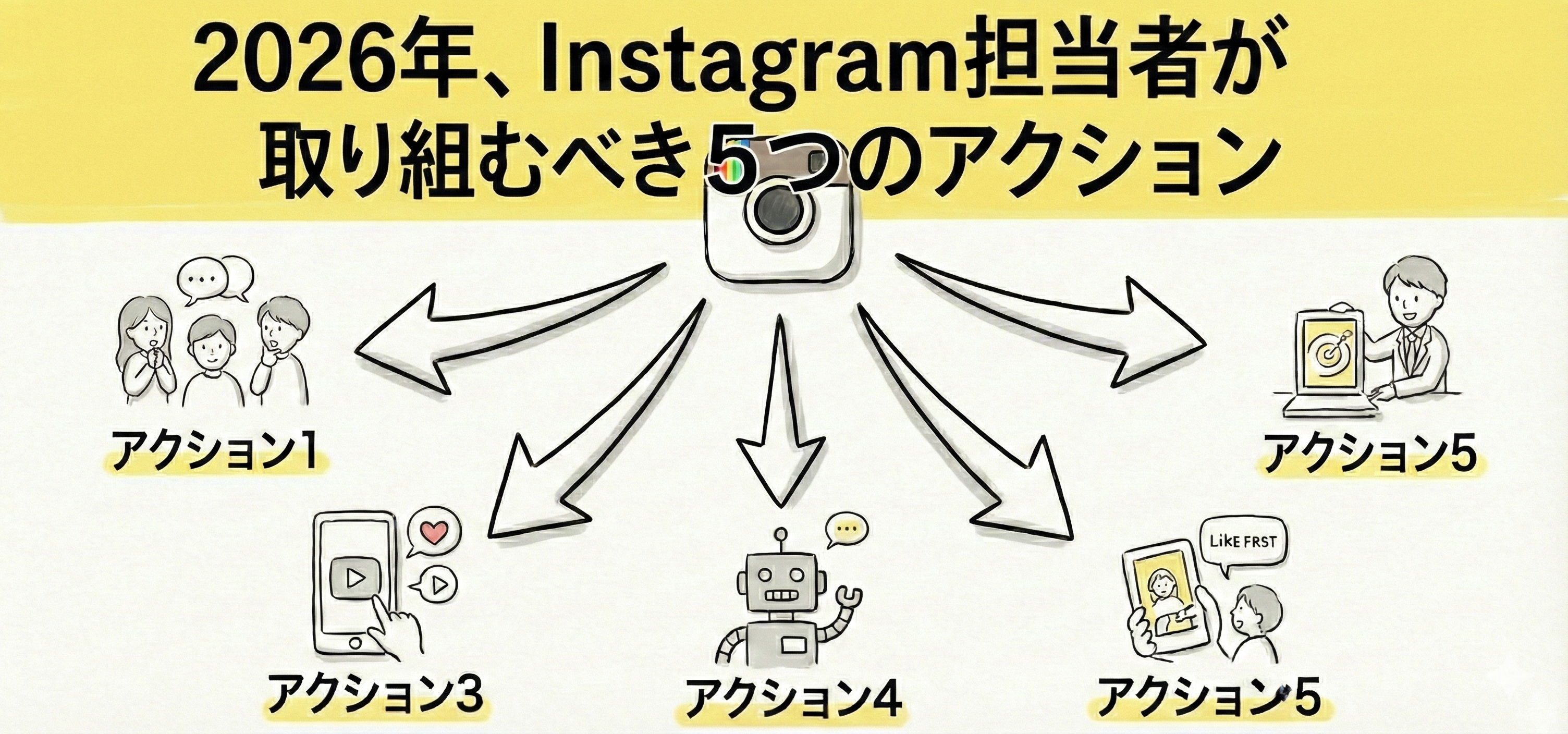 2026年、Instagram担当者が取り組むべき５つのアクション