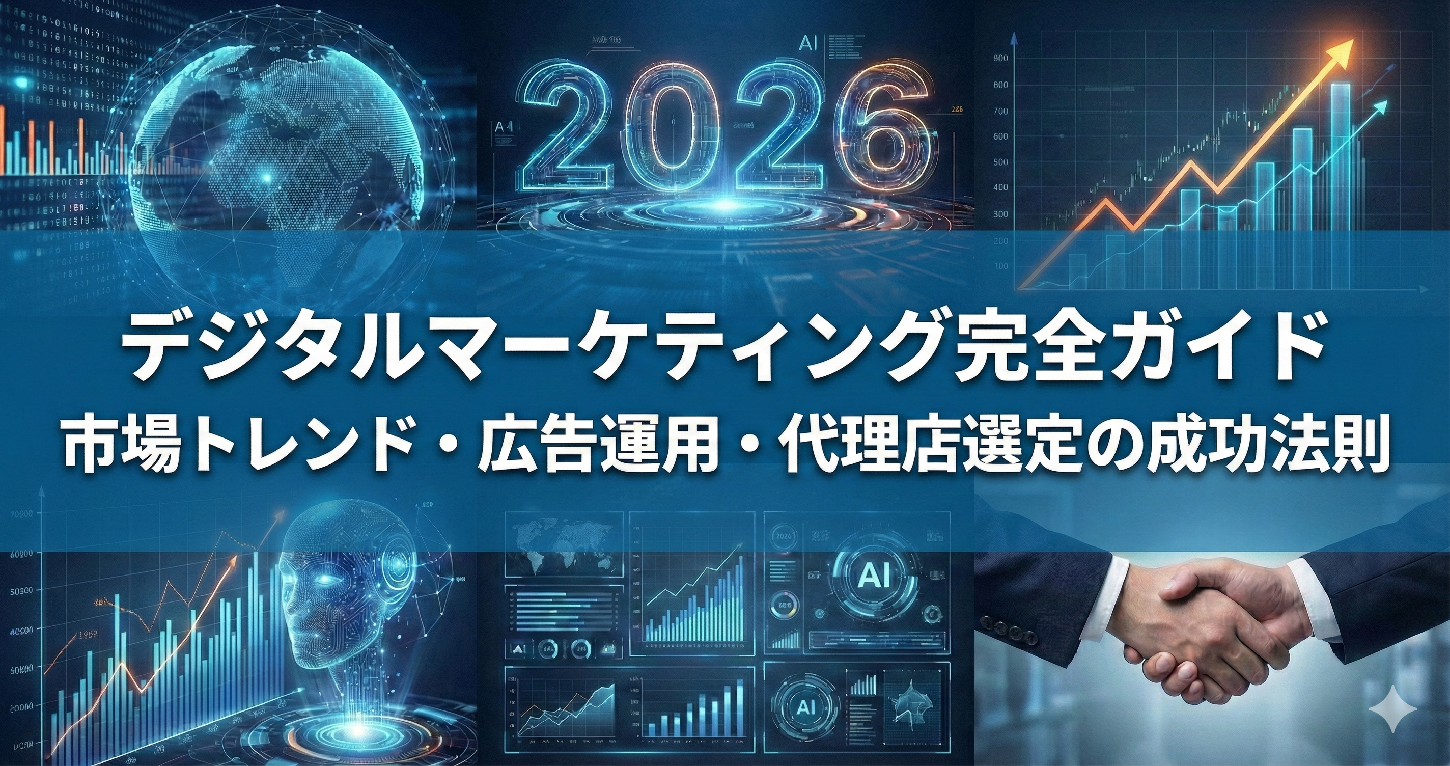 【2026年版】デジタルマーケティング完全ガイド：市場トレンド・広告運用・代理店選定の成功法則